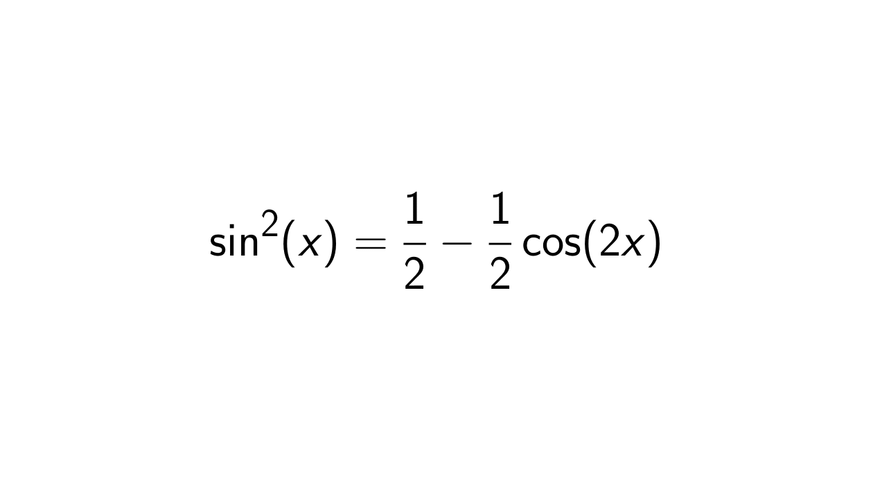 You are currently viewing Prove that sin^2(x) = 1/2 – 1/2 cos(2x)
